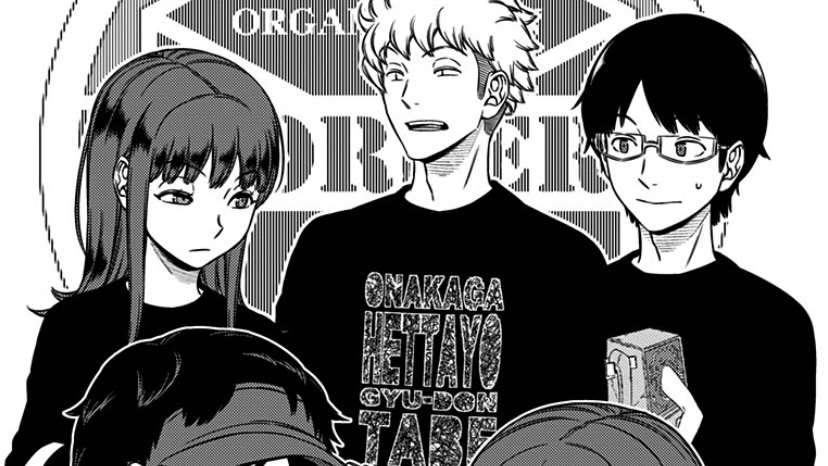 ワールドトリガー ワートリ26巻ポストカード 諏訪7番隊 隠岐 香取 三雲 宇井 ワールドトリガー ワートリ26巻ポストカード 諏訪7番隊 隠岐 香取 三雲