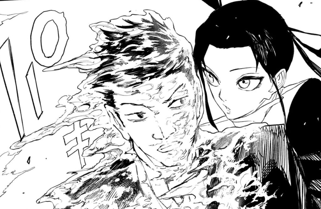 氷の妖術を使う右嵐
